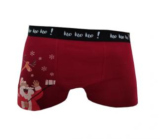 Pánske vianočné boxerky REDO červené, veľ. M