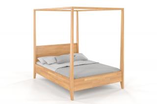 DAPONTI Drevená manželská posteľ CANOPY Materiál: Buk natural, Rozmer postele: 140x200