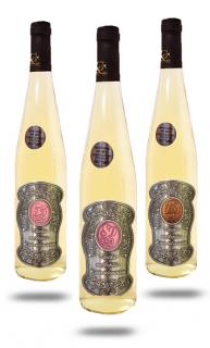 (0-90) rokov  Darčekové víno Biele Kovová etiketa