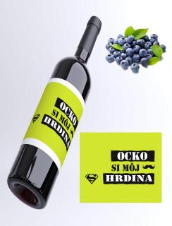 Ocko hrdina - čučoriedkové víno (čučoriedkové víno)