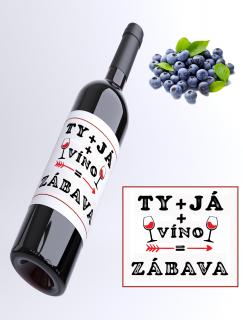 Ty+ja=zábava - čučoriedkové víno (čučoriedkové víno)