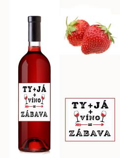 Ty+ja=zábava - jahodové víno (jahodové  víno)