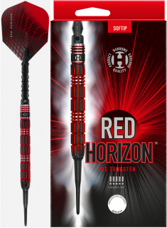 Šipky Harrows-SOFTIP RED HORIZON T90 % 18 gr. (LETHAR)