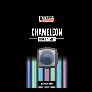 Chameleonový leštiaci pigmentový prášok, 0,5g, midnight ocean