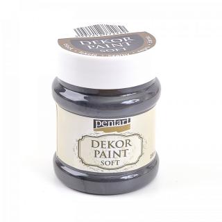 Dekor Paint Soft kriedová vintage farba  čierna, 230 ml