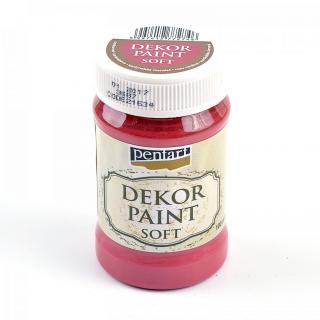 Dekor Paint Soft kriedová vintage farba kardinalska červená