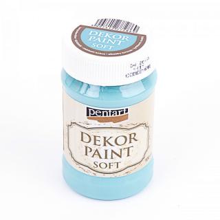 Dekor Paint Soft kriedová vintage farba tyrkysovo modrá