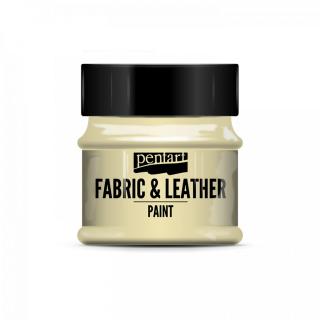 Farba na textil a kožu, béžová, 50 ml, PENTART