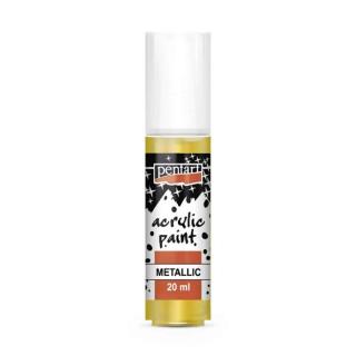 Metalická farba, bakokovo zlatá, 20 ml