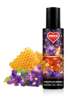 Osvěžovač vzduchu a textilií VIOLETS IN HONEY