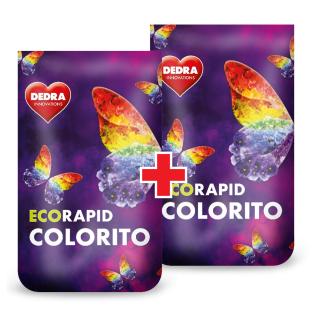 Sada 1+1 EKO PRÁŠOK na farebné prádlo ECORAPID COLORITO