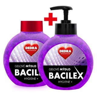 SADA 1+1 Gélové mydlo s antimikrobiálnou prísadou, BACILEX® HYGIENE+, 500 + 500 ml