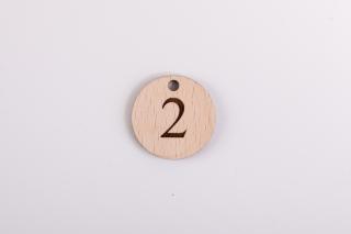 Dekoreso Číslo izby na kľúčenku #drevené kľúčenky s čílom izby#