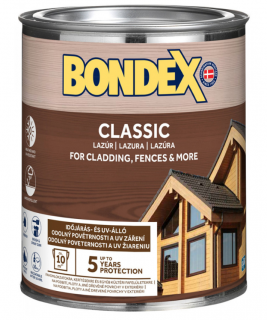 Bondex CLASSIC / Matt matná tenkovrstvová syntetická lazúra Balenie: 2,5 l, Farba: Oak