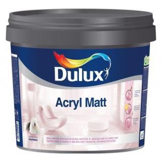 Dulux Acryl Matt biela farba na steny a stropy Balenie: 10 l