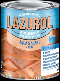 Lazurol Aqua S 0,6l Balenie: Lesk