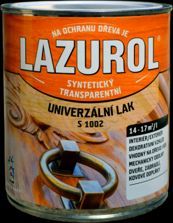 Lazurol Univerzální Lak S1002 0,75l Balenie: Lesk