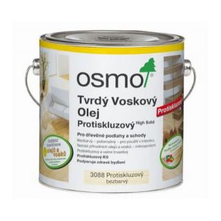OSMO Tvrdý voskový olej protišmykový Balenie: 0,75l, Farba: 3088 Bezfarebný polomatný protišmyk R9