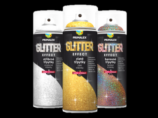 Primalex Glitter efekt sprej Balenie: 400 ml, Farba: Strieborné trblietky