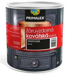 PRIMALEX Žiaruvzdorná kováčska farba Balenie: 0,25l, Farba: Čierna