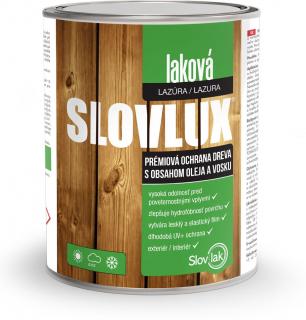 Slovlux laková lazúra na drevo Balenie: 0,75 l, Farba: Červený smrek