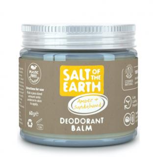 Salt of the Earth Prírodný dezodorant balzam Jantár Santalové drevo 60g