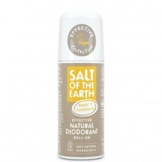 Salt of the Earth Prírodný kryštálový dezodorant Jantár Santalové drevo Roll-On 75ml