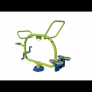 Outdoor fitness Bicykel a Stepper pre 2 deti