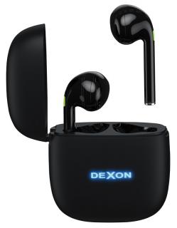 DEXON Bluetooth sluchátka s mikrofonem a dobíjecím boxem HE 400TWS