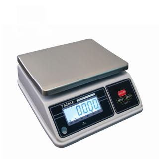 Profesionální voděodolná gastro váha TSCALE SW, 6;15kg/2;5g, 200x260mm (Gastro váha se dvěma displeji v krytí IP-65 určená do kuchyní, výroben a skladů, ověřená - cejchovaná)