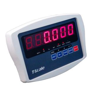 Vážní indikátor TSCALE ELW, IP-54, plast, LED (Vážní indikátor pro kontrolní vážení)