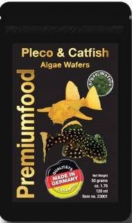 Pleco & Catfish Algae Wafers  DiscusFood, Vyberte velikost  150g. 400ml.