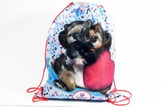 Beniamin Taška na telocvik a prezúvky Sweet Pets Psík Polyester, 34x43 cm