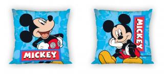 FARO Obliečka na vankúšik Mickey blue  Bavlna, 40/40 cm