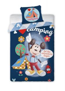 FARO Obliečky Mickey camping  Bavlna, 140/200, 70/90 cm