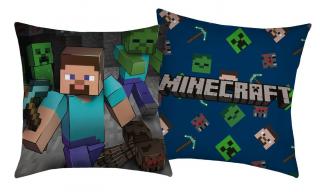 HALANTEX Vankúšik Minecraft Steve  Polyester, 40/40 cm