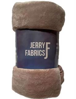 JERRY FABRICS Deka microflanel super soft Capucino  Polyester, 150/200 cm