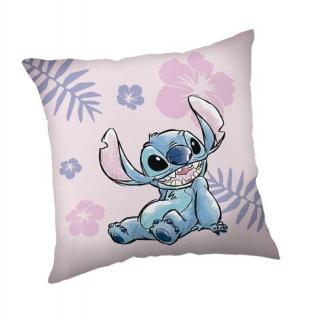 JERRY FABRICS Mikroplyšový vankúšik Lilo and Stitch Pink  Polyester, 35/35 cm