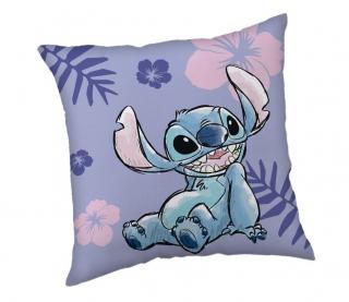 JERRY FABRICS Mikroplyšový vankúšik Lilo and Stitch  Polyester, 40/40 cm