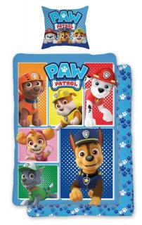 JERRY FABRICS Obliečky do postieľky Paw Patrol 184 baby Bavlna, 100/135, 40/60 cm