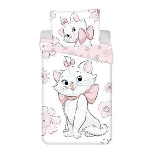 JERRY FABRICS Obliečky Marie Cat Flowers 03 Bavlna, 140/200, 70/90 cm