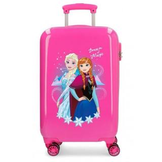 JOUMMABAGS Cestovný kufor ABS Ľadové Kráľovstvo Dream of Magic Fuchsia  ABS plast, 55 cm