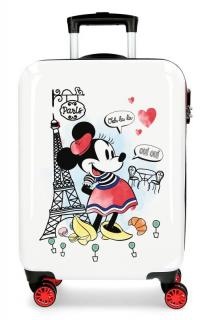 JOUMMABAGS Cestovný kufor ABS Minnie Around the World Paris Red  ABS plast, 55 cm