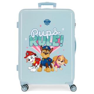 JOUMMABAGS Cestovný kufor ABS Paw Patrol Pups rule  ABS plast, 68 cm