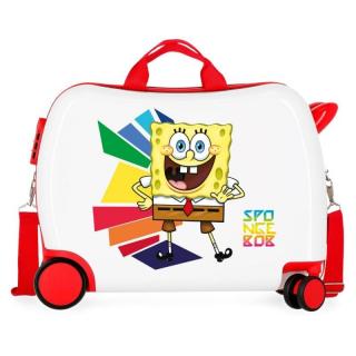 JOUMMABAGS Detský kufrík na kolieskach SpongeBob MAXI ABS plast, 50x38x20 cm, objem 34 l