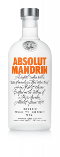 Absolut Mandrin 40% 0,7 l (čistá fľaša)