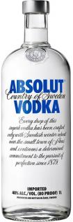 Absolut Vodka 40% 1 l (čistá fľaša)