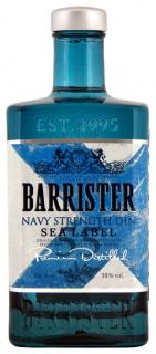 Barrister Navy Strength Gin, 55%, 0.7l