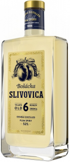 Bošácka Slivovica 6y 52% 0,7 l (čistá fľaša)