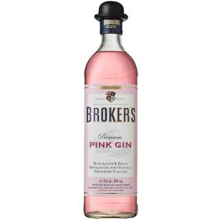 Broker's Pink Gin 40% 0,7 l (čistá fľaša)
